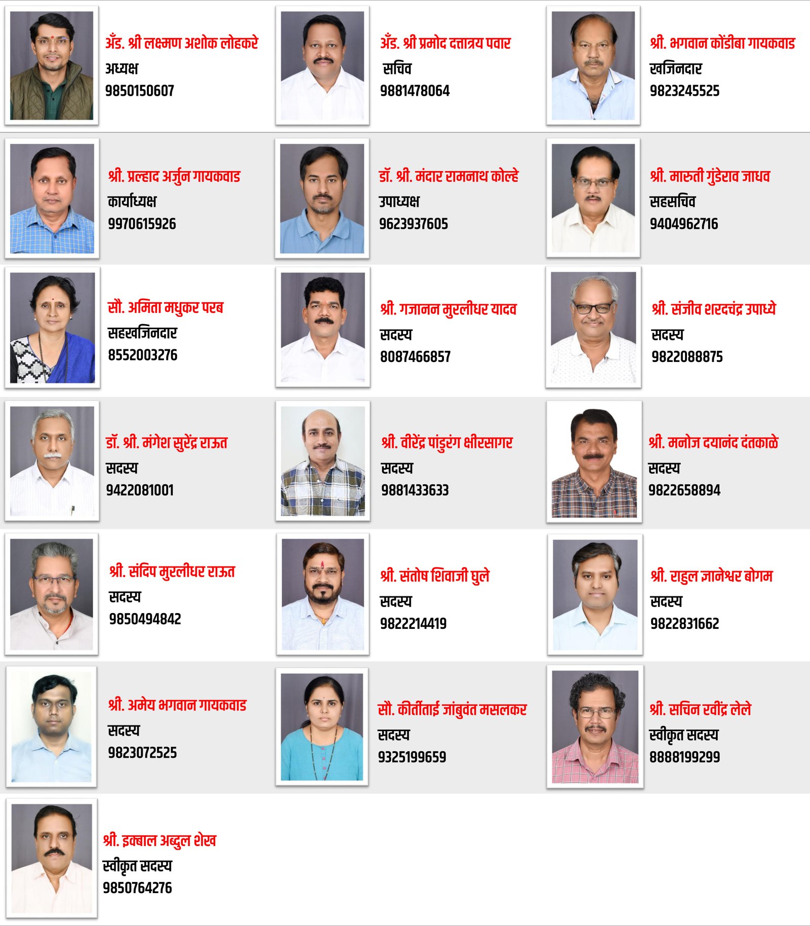 Society Members